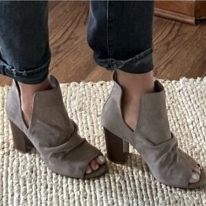 Brash Gray Ankle Booties